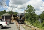 PRR 9880 at the station